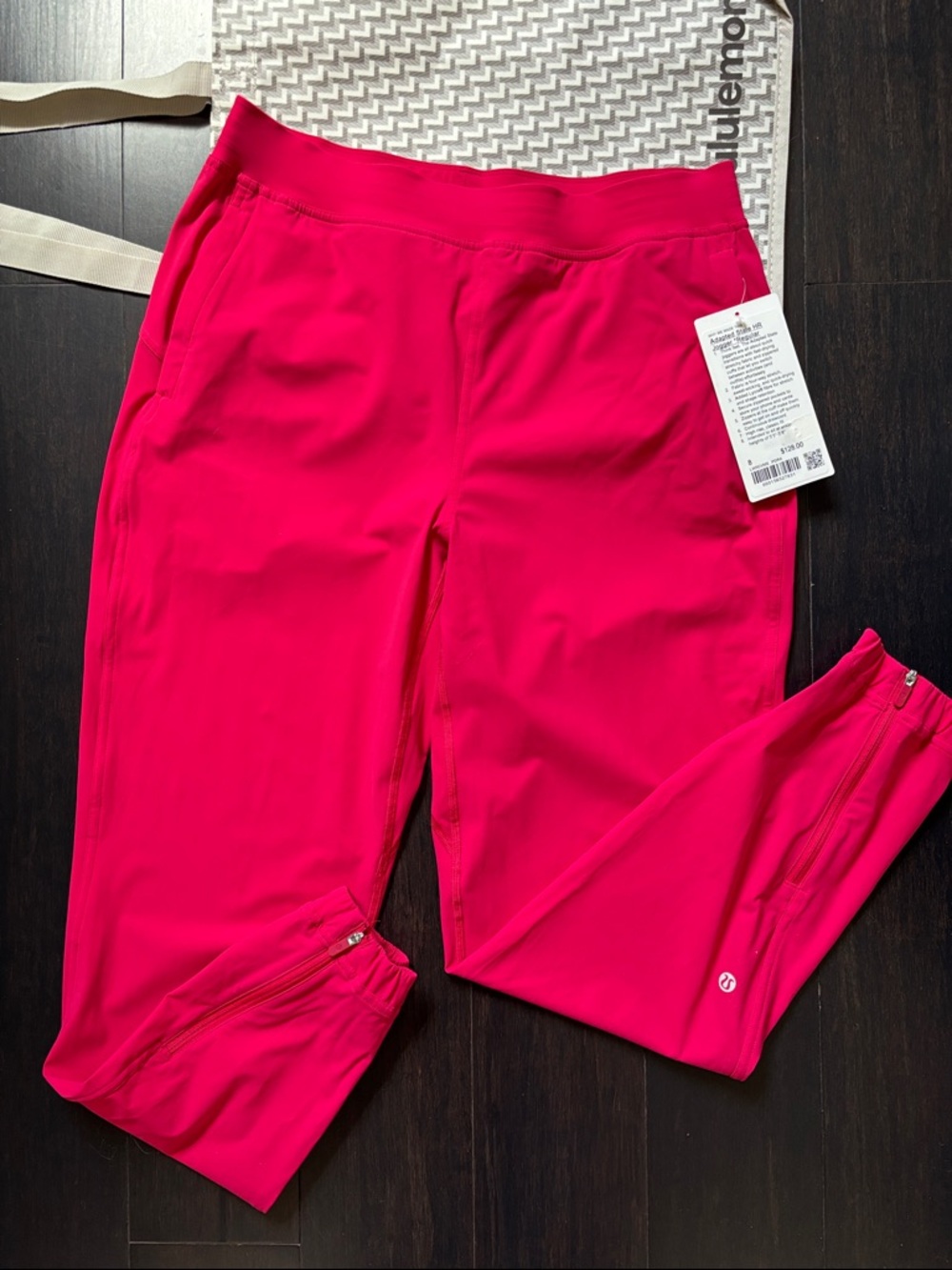LULULEMON ADAPTED STATE HR JOGGER *REGULAR IN PINK DRAGONFRUIT SZ 8 NWT